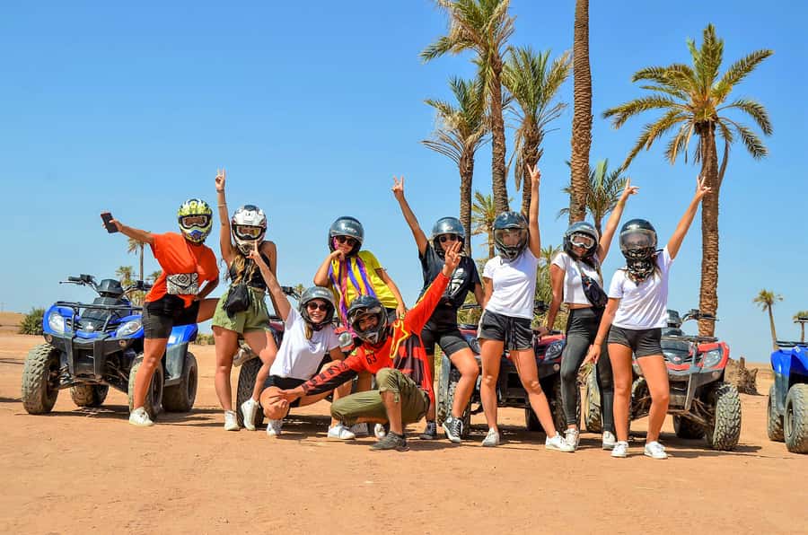 Marrakech: Dunes of the Palmeraie Quad Bike Ride with Tea - Families, teenagers, and older riders