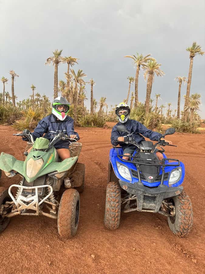 Marrakech: Dunes of the Palmeraie Quad Bike Ride with Tea - Dust, mud, and the practical side of the ride