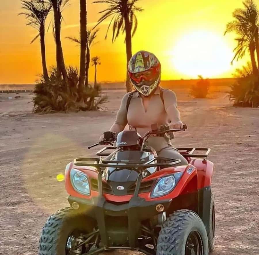 Marrakech, explore the palm grove desert by quad bike - Getting started at Sun Quad Aventure
