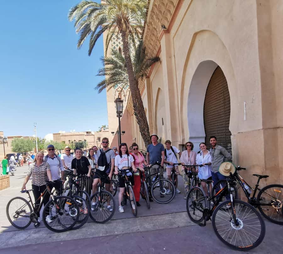 Marrakech: Guided Bike Tour with a local Guide - Koutoubia Mosque and Marrakech’s best-known landmark