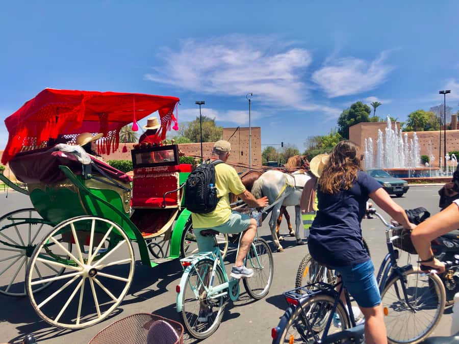 Marrakech:Guided City Cycling Tour - Culture, Colors & Charm - Gueliz, the train station, and the Royal Theater
