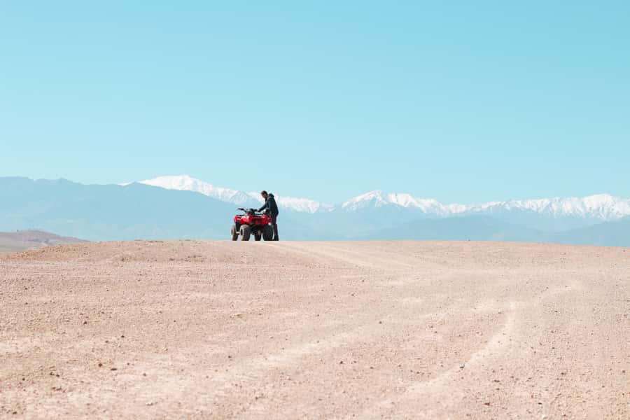 Marrakech: Half-Day Desert Quad Tour with Camel Ride - From Marrakech to the palms outside town