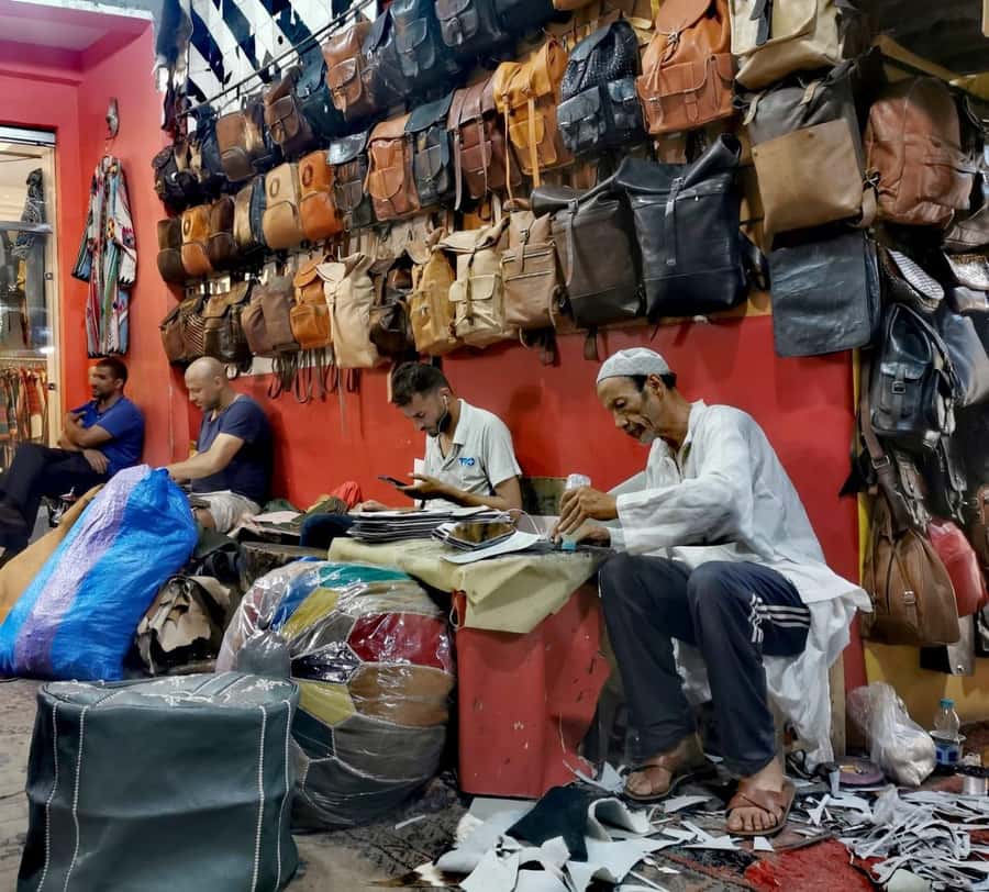 Marrakech Inviting shop around with your local guide - What the $25 price really buys you