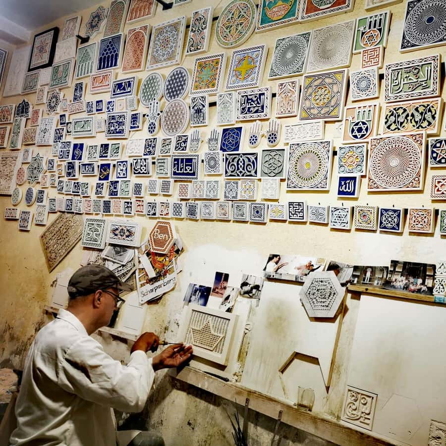 Marrakech Inviting shop around with your local guide - Ben Youssef Mosque and the craft sections around it