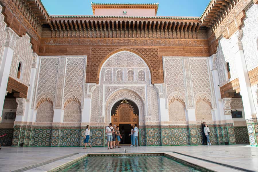 Marrakech: Madrasa Ben Youssef, Secret Garden & Medina Tour - Meeting point, pickup, and ticket choices