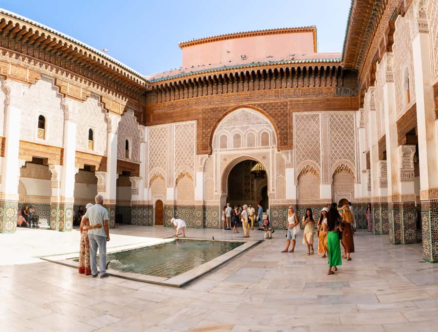 Marrakech: Monuments, Souks and Medina Guided Walking Tour - Bahia Palace and the art of Moroccan detail