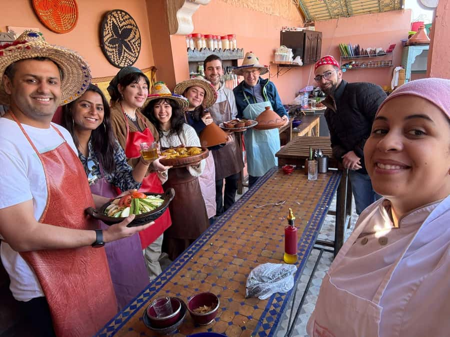 Marrakech: Moroccan Cooking Class with a Local Family - Learning Moroccan spices before cooking