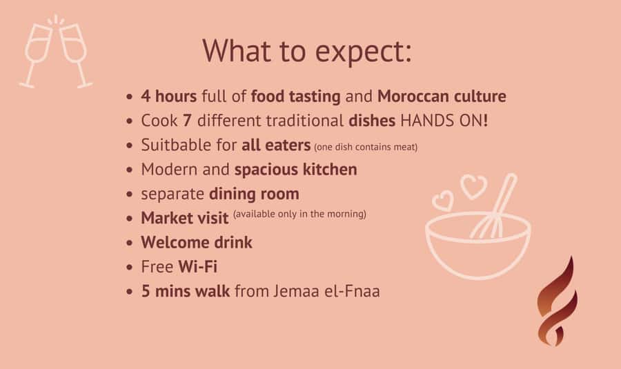 Marrakech: Moroccan Cooking Class with Market Visit and Meal - Is $57 good value for four hours?