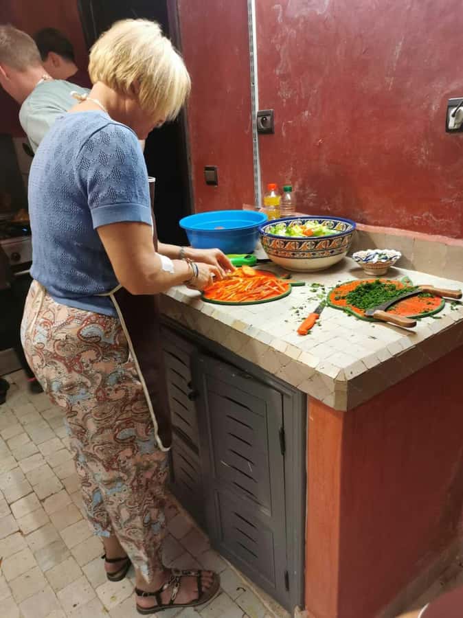 Marrakech: Moroccan Cuisine Cooking Class in Local Home - The shared meal is the payoff