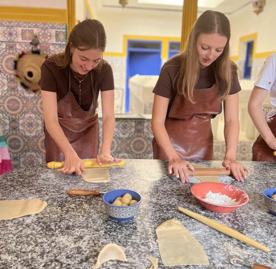 Marrakech: Moroccan Pastries and Tea Class with a Local - Arriving at the workshop