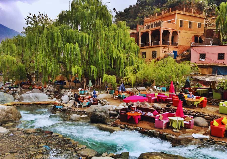 Marrakech: Ourika Valley Trip with Waterfall Hike - From Marrakech to the red hills of Ourika Valley
