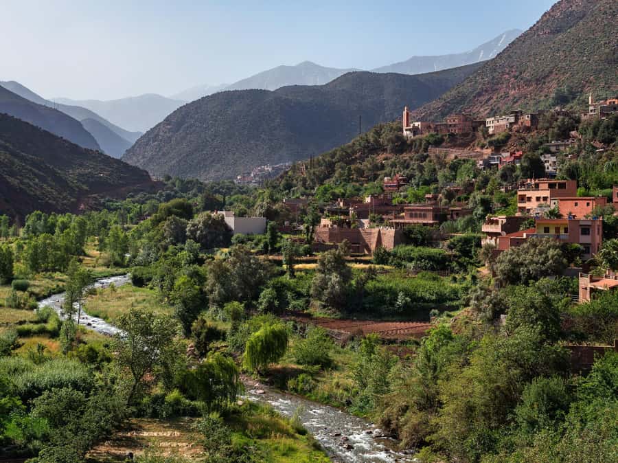 Marrakech: Ourika Valley Waterfalls & Atlas Mountains Trip - Riverside lunch beside the Ourika River
