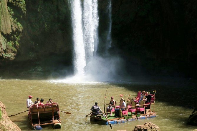 Marrakech: Ouzoud Waterfalls Guided Day Trip with Boat Ride - Reaching the upper viewpoints
