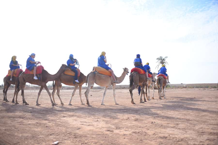Marrakech: pack quad and camel ride in the palm grove - Safety instruction comes before the quad ride