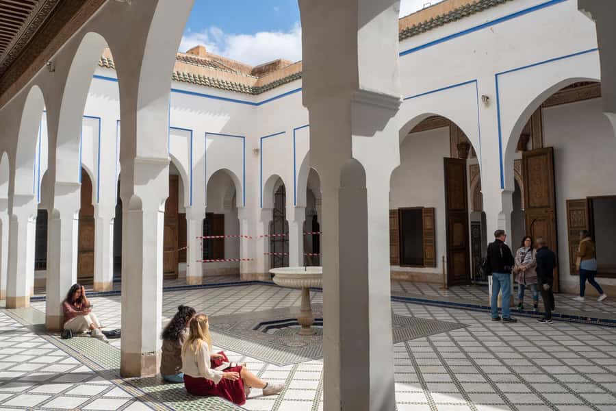 Marrakech: Palace, Museum, Madrasa & Medina Highlights Tour - Ben Youssef Madrasa, the architectural highlight