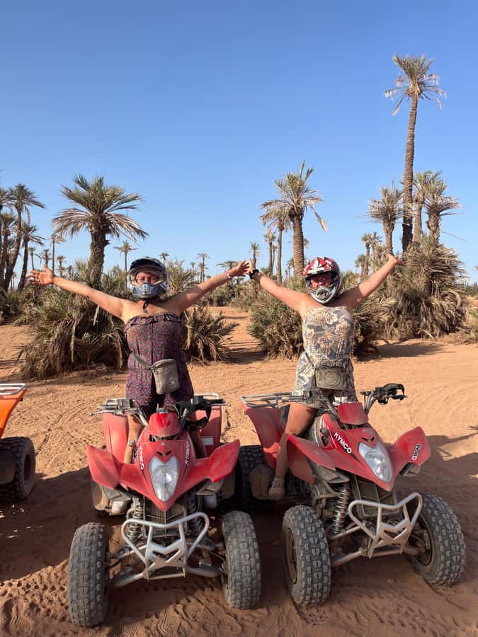 Marrakech: Palm Grove and Jbilat Desert Quad Bike Tour - A short lesson before the two-hour ride