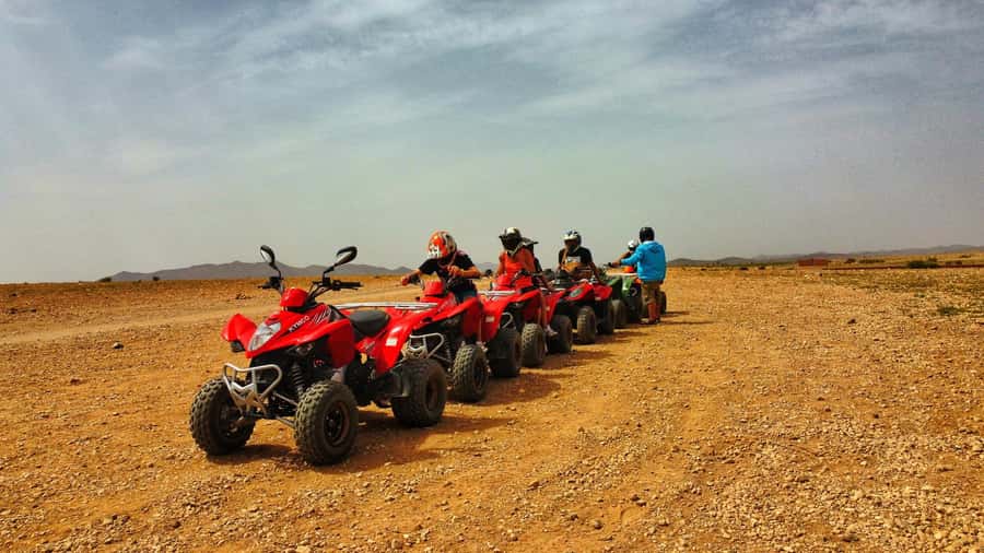 Marrakech: Palmeraie Guided Quad Biking Tour with Tea - Clothing, age limits, and useful preparation