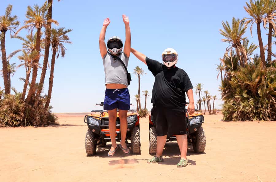 Marrakech: Palmeraie Guided Quad Tour with Tea Break - The second 30-minute ride
