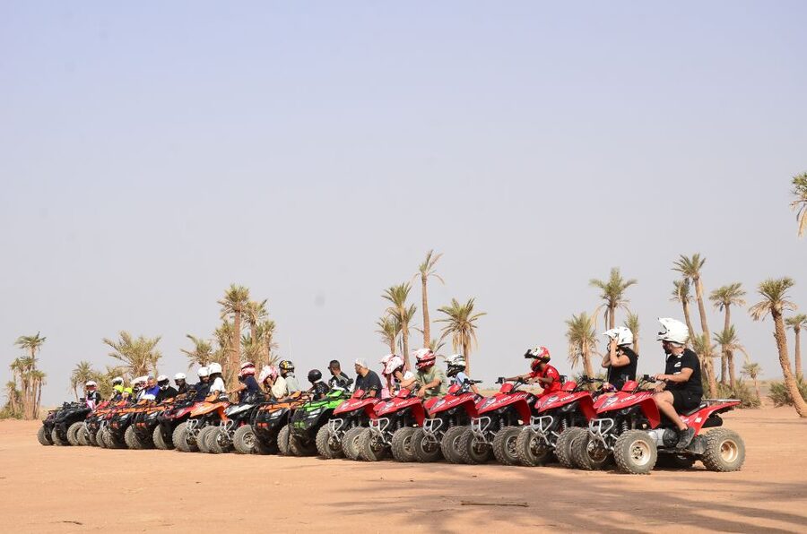 Marrakech: Palmeraie Guided Quad Tour with Tea Break - Mint tea, bread, olives, and a slower moment