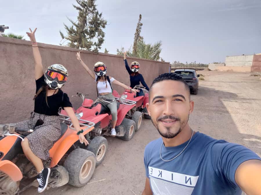 Marrakech: Palmeraie Quad Bike & Traditional Moroccan Spa - From Marrakech to the Palmeraie by air-conditioned car
