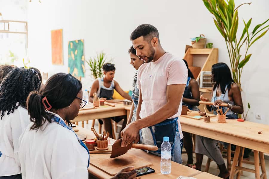 Marrakech: Pottery Workshop with Moroccan Tea - Working clay instead of buying another souvenir