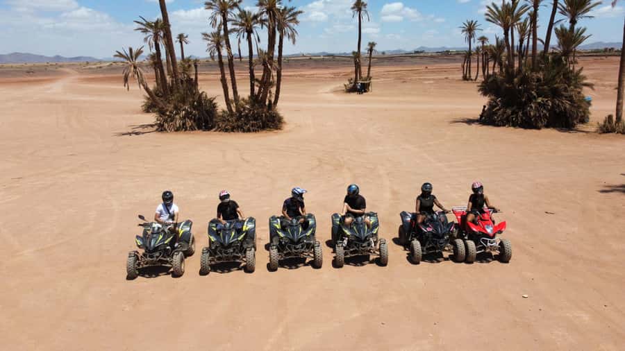 Marrakech: Quad activity in the Palmeraie with Tea break - Who will enjoy this quad tour most