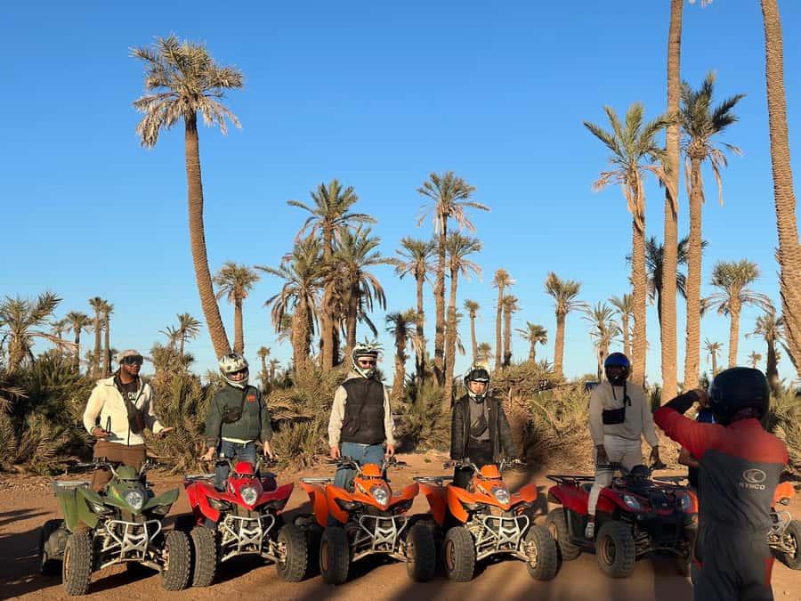 Marrakech: quad Adventure at the Dunes of the palmery desert - From Marrakech to the Palmery in 30 minutes
