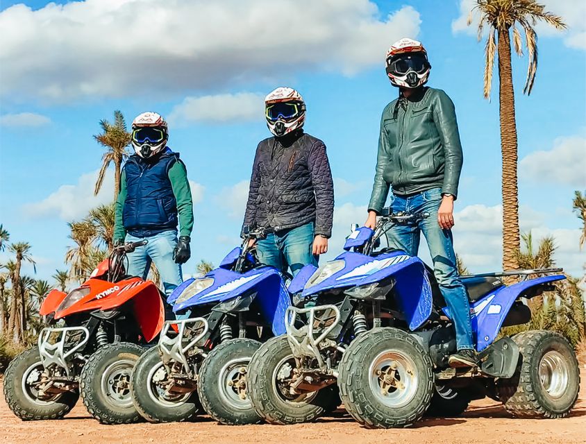 Marrakech: Quad Bike Tour to Palm Oasis and Jbilat Desert - Best departure time for weather and photos