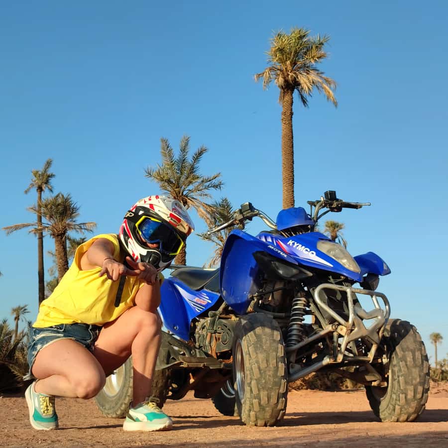 Marrakech: Quad excursion in the palm trees of Marrakech - The optional camel ride