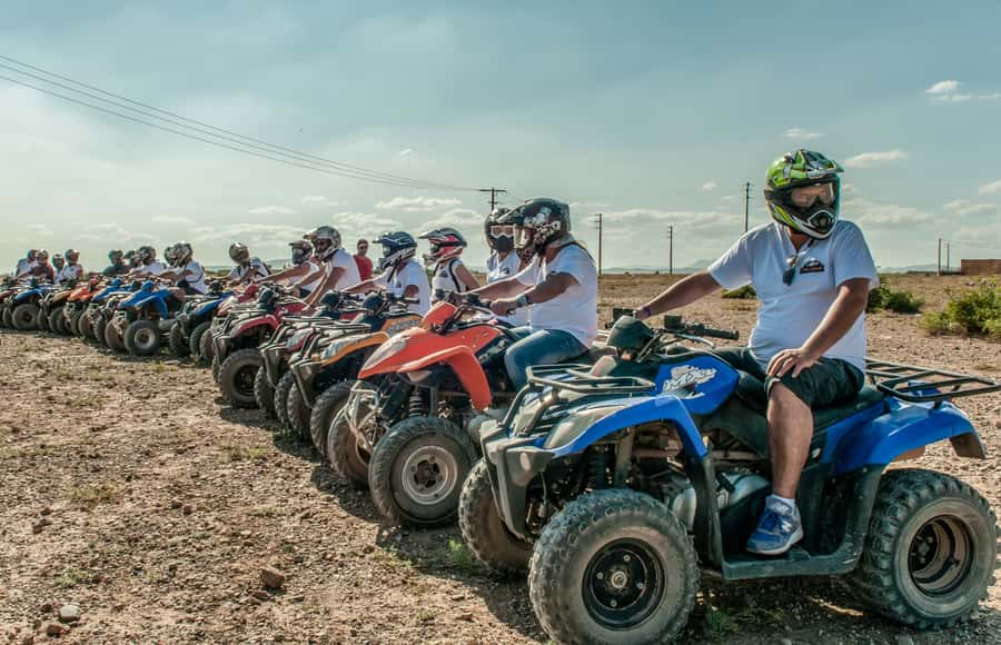 Marrakech: Quad Tour in Jbilets Desert with Palm Grove - Safety briefing and your first five minutes