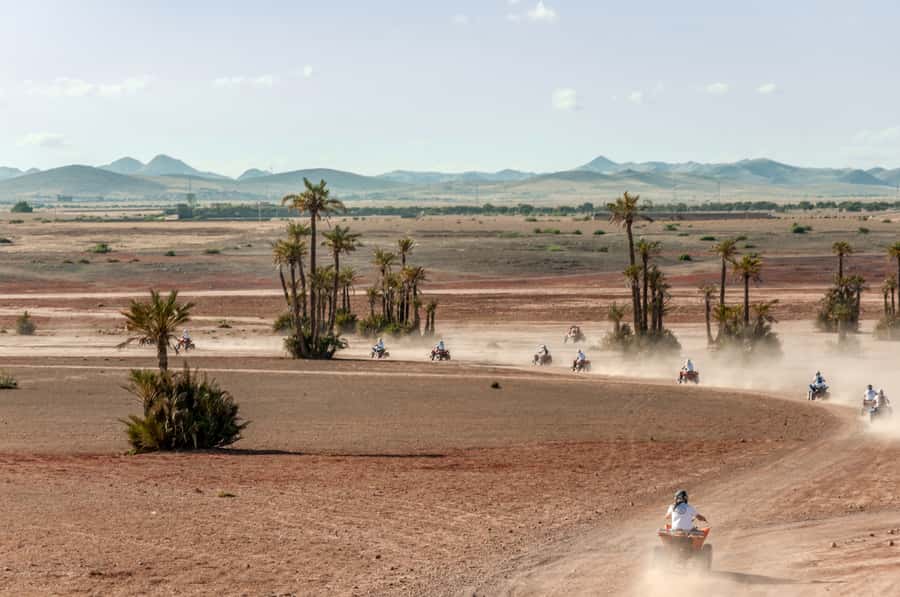 Marrakech: Quad Tour in Jbilets Desert with Palm Grove - Pickup from Marrakech and the ride out