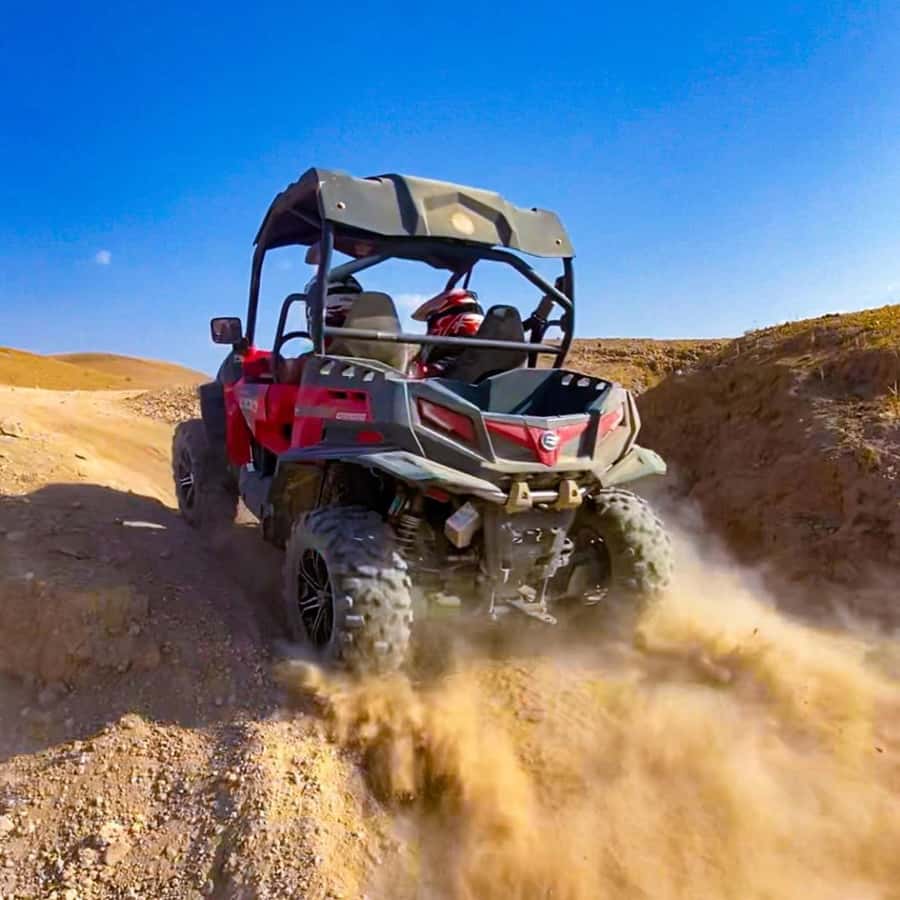 Marrakech : Ride buggy in the desert of the palm grove - Leaving Marrakech for the Palmeraie