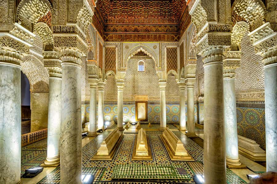 Marrakech: Saadian Tombs, Bahia Palace, Medina and Souk Tour - Starting at Cafe Argana near Jemaa el Fna
