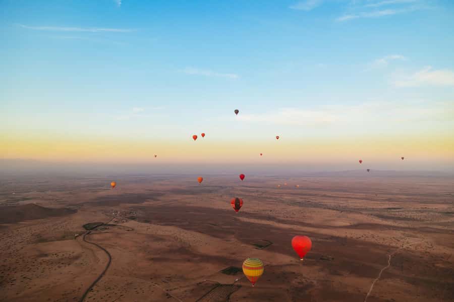 Marrakech: Shared Balloon Flight with Tea - Mint tea, fresh bread, and the Berber welcome
