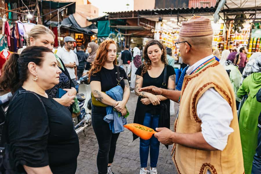 Marrakech: Street Food Tour by Night - Side streets, olives, dates, and the medina after dark