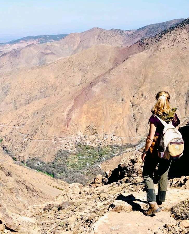 Marrakech: Tedli Summit Atlas Mountains Day Hike & Lunch - Lunch with a mountain view
