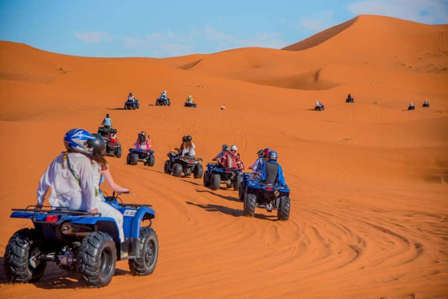 Marrakech to Fes: Quad, Dinner, Camel, 3-Day Desert Tour - A desert camp night with two very different comfort levels