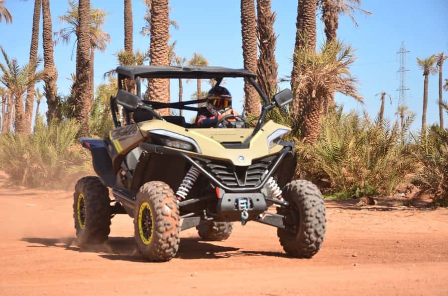 Marrakech: Tour Buggy 1000cc In Palm Oasis and Jbilat Desert - From Marrakech to the palm oasis in 30 minutes