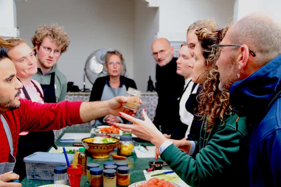 Marrakesh: Moroccan Dishes Cooking Class with a Local Chef - From Bab Doukkala pharmacy to the market