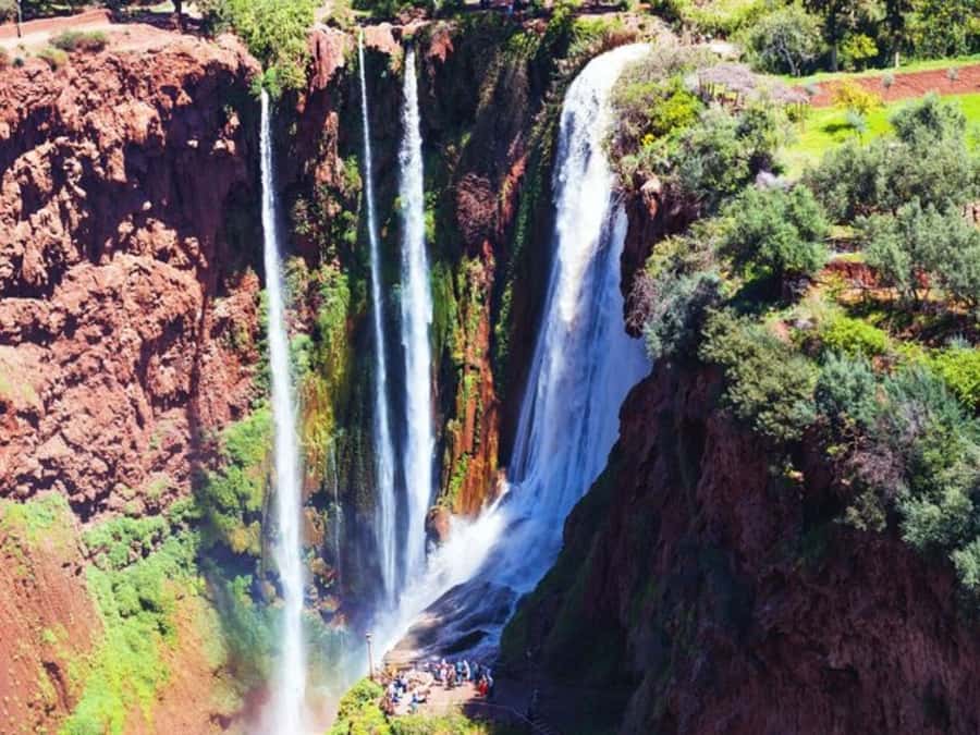 Marrakesh: Ouzoud Waterfalls Trip with Hike & Boat Option - Monkeys, photos, and the small costs near the path