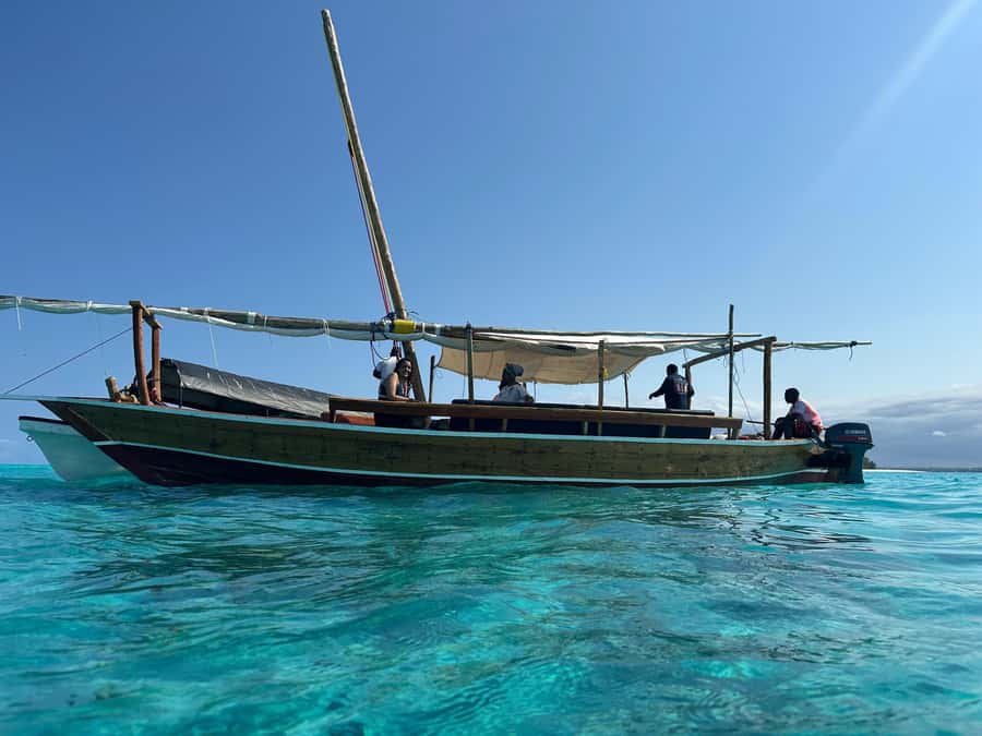 Matemwe: Mnemba Island Dolphin & Snorkeling Boat Trip - Looking for dolphins in open water