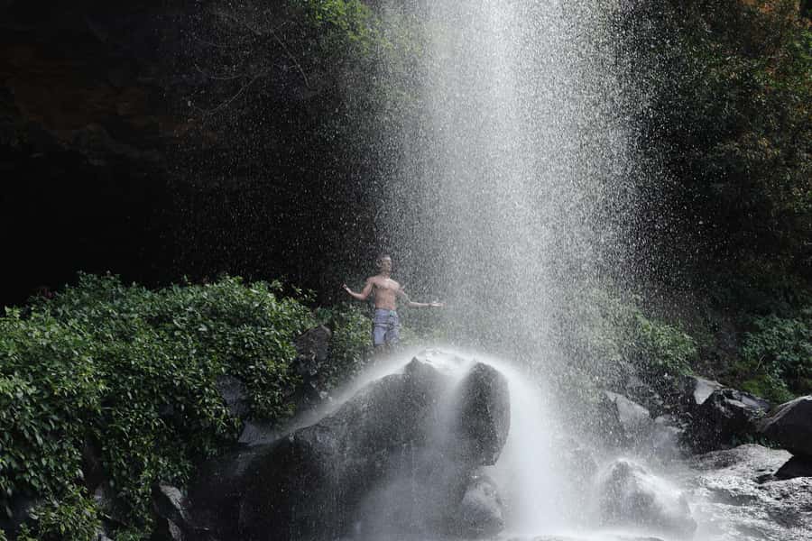 Mauritius: Exploring the Tamarind Falls with a Guide - The last waterfall brings the best reward