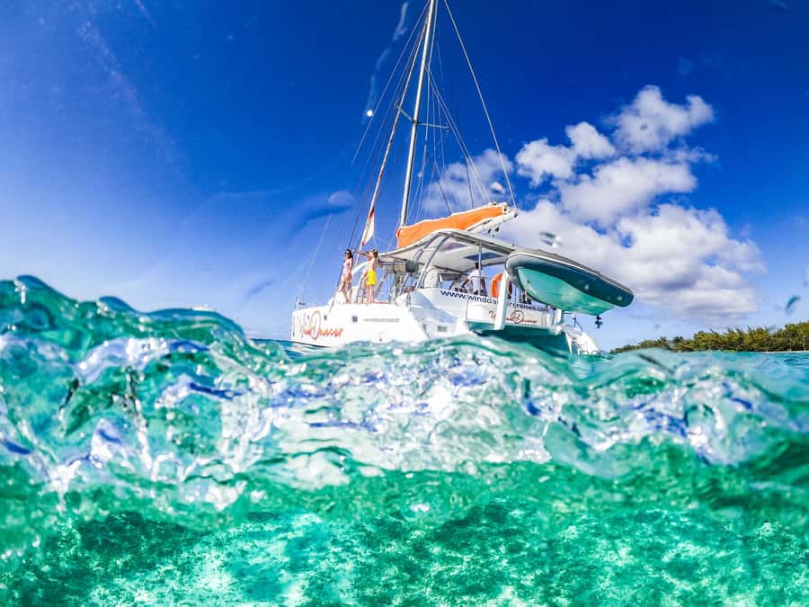 Mauritius: Full-Day Catamaran Cruise to the Northern Isles - The outward crossing can be wet and bumpy