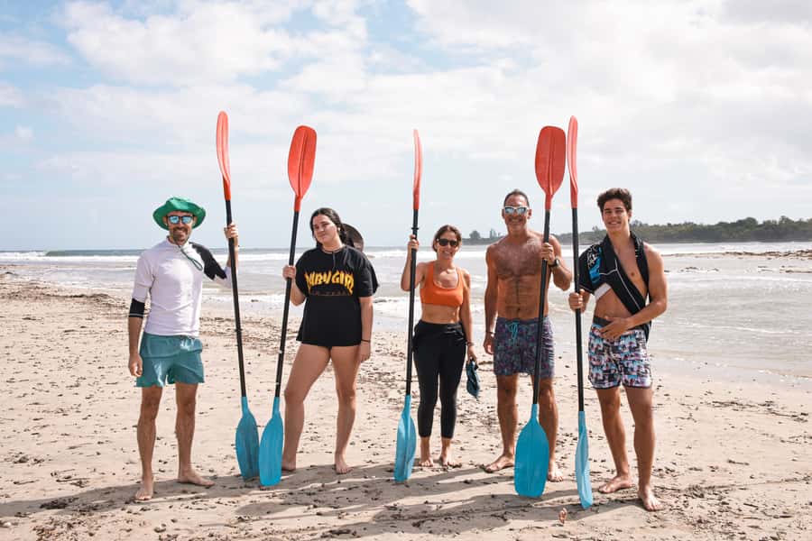 Mauritius: Guided Kayak Tour on Tamarin River - A swim stop, with an important qualification