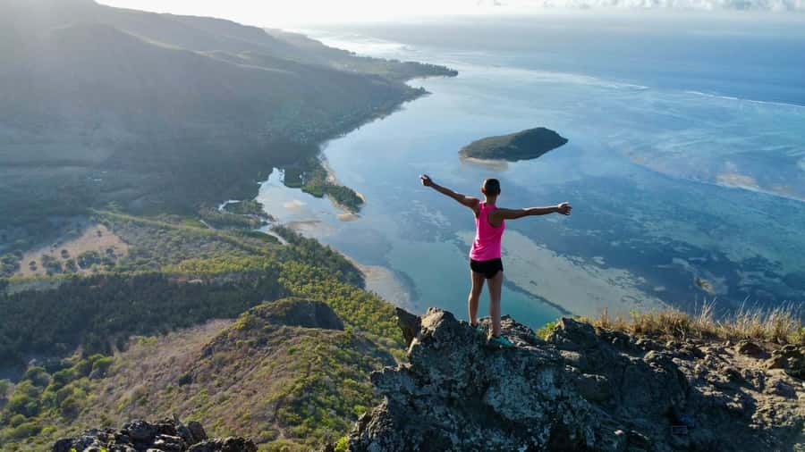 Mauritius: Le Morne: Intimate Hike Away from the Crowd - The first section: steady cardio to 260 meters