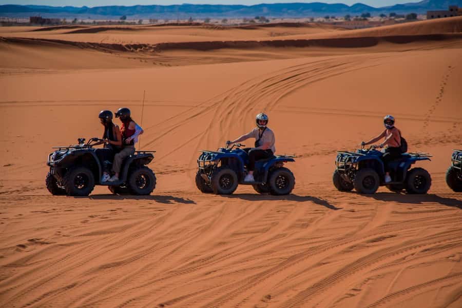 Merzouga : Adventure Quad Bike Safari, & Sandboarding - Safety briefing before the first dune
