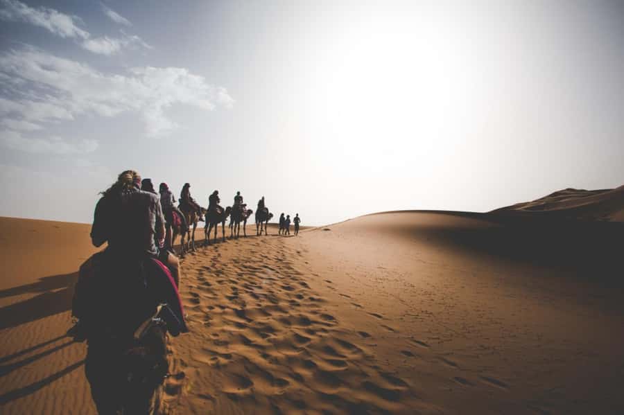 Merzouga Overnight Stay in a Berber Tent and Camel Ride - Private tents and the overnight camp
