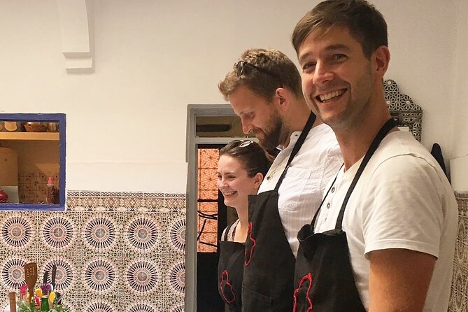 Moroccan Cooking Class & Marrakech Market Visit with Chef Khmisa - Eating the food you prepared