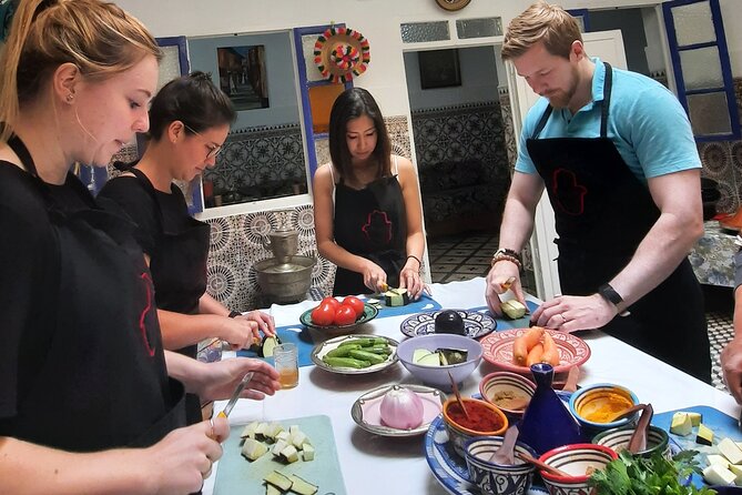 Moroccan Cooking Class & Marrakech Market Visit with Chef Khmisa - Price, group size, and what you receive