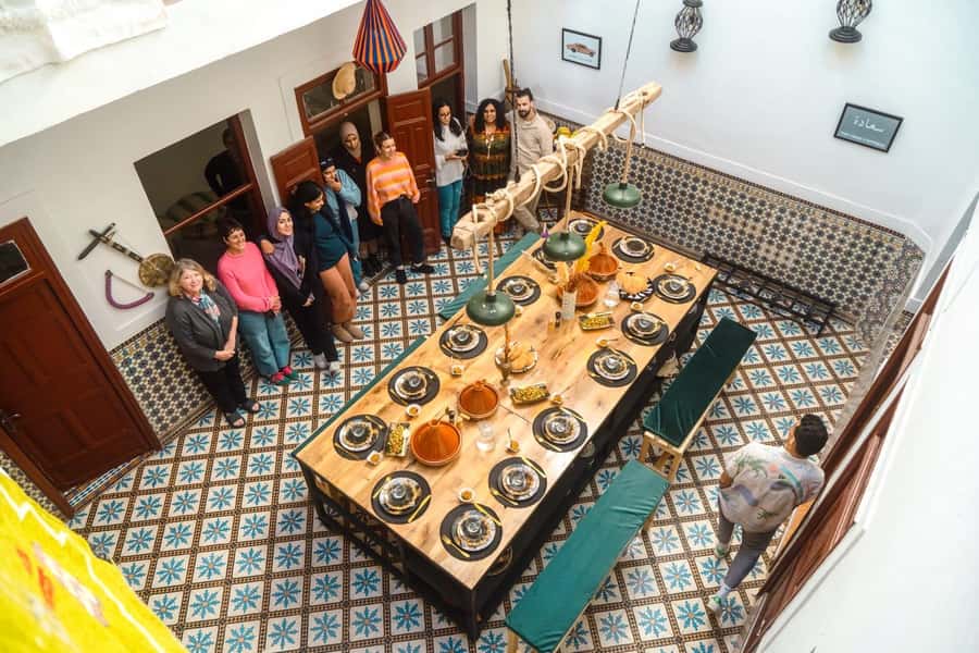 Moroccan Food Cooking Class with a Local Chef in Marrakech - A local market, with one important qualification